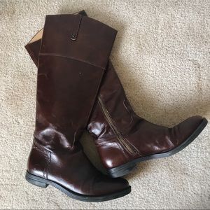 Enzo Brown Riding Boots Size 8.5